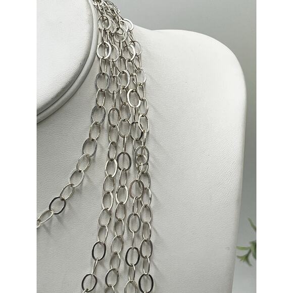 Providence Chain Company PC Sterling Silver Long Oval Link Chain Necklace 100” - Picture 9 of 15